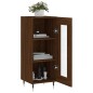 vidaXL Aparador madera de ingeniería marrón roble 34,5x34x90 cm vidaXL Aparador madera de ingeniería marrón roble 34,5x34x90 cm