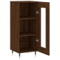 vidaXL Aparador madera de ingeniería marrón roble 34,5x34x90 cm vidaXL Aparador madera de ingeniería marrón roble 34,5x34x90 cm