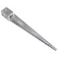 vidaXL Picas de tierra 12 uds acero galvanizado plateado 10x10x91 cm vidaXL Picas de tierra 12 uds acero galvanizado plateado 10x10x91 cm