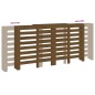 vidaXL Cubierta radiador madera maciza pino marrón miel 210x21x85 cm vidaXL Cubierta radiador madera maciza pino marrón miel 210x21x85 cm