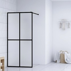 vidaXL Mampara de ducha vidrio templado esmerilado 118x190 cm