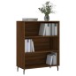 vidaXL Estantería madera de ingeniería roble marrón 69,5x32,5x90 cm vidaXL Estantería madera de ingeniería roble marrón 69,5x32,5x90 cm
