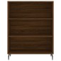 vidaXL Estantería madera de ingeniería roble marrón 69,5x32,5x90 cm vidaXL Estantería madera de ingeniería roble marrón 69,5x32,5x90 cm