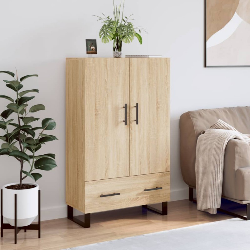 vidaXL Aparador alto madera de ingeniería roble Sonoma 69,5x31x115 cm vidaXL Aparador alto madera de ingeniería roble Sonoma 69,5x31x115 cm