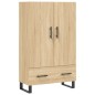 vidaXL Aparador alto madera de ingeniería roble Sonoma 69,5x31x115 cm vidaXL Aparador alto madera de ingeniería roble Sonoma 69,5x31x115 cm