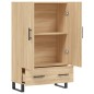 vidaXL Aparador alto madera de ingeniería roble Sonoma 69,5x31x115 cm vidaXL Aparador alto madera de ingeniería roble Sonoma 69,5x31x115 cm