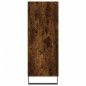 vidaXL Estantería madera de ingeniería roble ahumado 69,5x32,5x90 cm