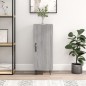 vidaXL Aparador madera de ingeniería gris Sonoma 34,5x34x90 cm vidaXL Aparador madera de ingeniería gris Sonoma 34,5x34x90 cm