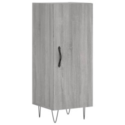 vidaXL Aparador madera de ingeniería gris Sonoma 34,5x34x90 cm