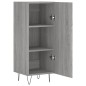 vidaXL Aparador madera de ingeniería gris Sonoma 34,5x34x90 cm vidaXL Aparador madera de ingeniería gris Sonoma 34,5x34x90 cm