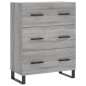 vidaXL Aparador de madera de ingeniería gris Sonoma 69,5x34x90 cm vidaXL Aparador de madera de ingeniería gris Sonoma 69,5x34x90 cm