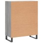 vidaXL Aparador de madera de ingeniería gris Sonoma 69,5x34x90 cm vidaXL Aparador de madera de ingeniería gris Sonoma 69,5x34x90 cm