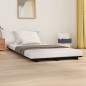 vidaXL Estructura de cama madera maciza de pino negro 90x190 cm