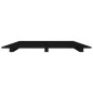 vidaXL Estructura de cama madera maciza de pino negro 90x190 cm