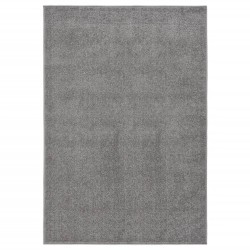 vidaXL Alfombra de pelo corto gris 200x290 cm