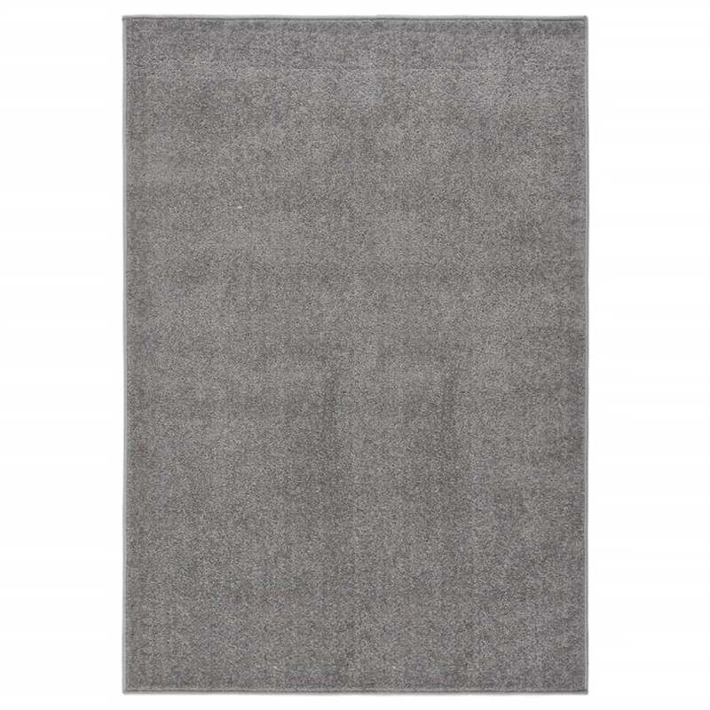 vidaXL Alfombra de pelo corto gris 200x290 cm vidaXL Alfombra de pelo corto gris 200x290 cm