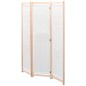 vidaXL Biombo divisor de 3 paneles de tela color crema 120x170x4 cm vidaXL Biombo divisor de 3 paneles de tela color crema 120x170x4 cm
