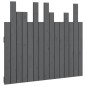 vidaXL Cabecero de cama de pared madera maciza pino gris 95,5x3x80 cm vidaXL Cabecero de cama de pared madera maciza pino gris 95,5x3x80 cm