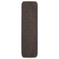 vidaXL Alfombrillas de escalera 15 uds marrón rectangular 75x20 cm vidaXL Alfombrillas de escalera 15 uds marrón rectangular 75x20 cm