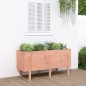 vidaXL Arriate elevado jardín madera maciza abeto Douglas 121x50x57 cm