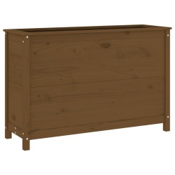 vidaXL Arriate elevado de jardín madera pino marrón miel 119,5x40x78cm