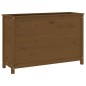 vidaXL Arriate elevado de jardín madera pino marrón miel 119,5x40x78cm vidaXL Arriate elevado de jardín madera pino marrón miel 119,5x40x78cm