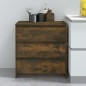 vidaXL Aparador madera contrachapada color roble ahumado 70x41x75 cm vidaXL Aparador madera contrachapada color roble ahumado 70x41x75 cm