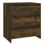vidaXL Aparador madera contrachapada color roble ahumado 70x41x75 cm vidaXL Aparador madera contrachapada color roble ahumado 70x41x75 cm