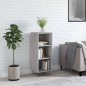 vidaXL Aparador de madera de ingeniería gris Sonoma 34,5x32,5x90 cm vidaXL Aparador de madera de ingeniería gris Sonoma 34,5x32,5x90 cm