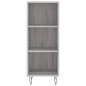 vidaXL Aparador de madera de ingeniería gris Sonoma 34,5x32,5x90 cm vidaXL Aparador de madera de ingeniería gris Sonoma 34,5x32,5x90 cm