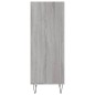 vidaXL Aparador de madera de ingeniería gris Sonoma 34,5x32,5x90 cm vidaXL Aparador de madera de ingeniería gris Sonoma 34,5x32,5x90 cm