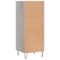 vidaXL Aparador de madera de ingeniería gris Sonoma 34,5x32,5x90 cm vidaXL Aparador de madera de ingeniería gris Sonoma 34,5x32,5x90 cm