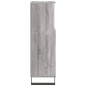 vidaXL Armario de baño madera contrachapada gris Sonoma 30x30x100 cm vidaXL Armario de baño madera contrachapada gris Sonoma 30x30x100 cm