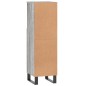 vidaXL Armario de baño madera contrachapada gris Sonoma 30x30x100 cm vidaXL Armario de baño madera contrachapada gris Sonoma 30x30x100 cm