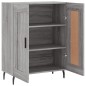 vidaXL Aparador de madera de ingeniería gris Sonoma 69,5x34x90 cm