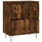 vidaXL Aparador madera contrachapada color roble ahumado 60x35x70 cm vidaXL Aparador madera contrachapada color roble ahumado 60x35x70 cm