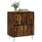 vidaXL Aparador madera contrachapada color roble ahumado 60x35x70 cm vidaXL Aparador madera contrachapada color roble ahumado 60x35x70 cm