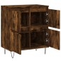 vidaXL Aparador madera contrachapada color roble ahumado 60x35x70 cm vidaXL Aparador madera contrachapada color roble ahumado 60x35x70 cm
