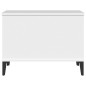vidaXL Mesa de centro madera contrachapada blanco 60x44,5x45 cm vidaXL Mesa de centro madera contrachapada blanco 60x44,5x45 cm
