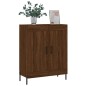 vidaXL Aparador de madera de ingeniería marrón roble 69,5x34x90 cm vidaXL Aparador de madera de ingeniería marrón roble 69,5x34x90 cm