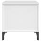 vidaXL Mesa de centro madera contrachapada blanco 60x44,5x45 cm vidaXL Mesa de centro madera contrachapada blanco 60x44,5x45 cm