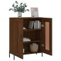 vidaXL Aparador de madera de ingeniería marrón roble 69,5x34x90 cm vidaXL Aparador de madera de ingeniería marrón roble 69,5x34x90 cm