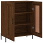 vidaXL Aparador de madera de ingeniería marrón roble 69,5x34x90 cm vidaXL Aparador de madera de ingeniería marrón roble 69,5x34x90 cm
