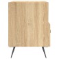 vidaXL Mesita de noche madera de ingeniería roble Sonoma 40x35x47,5 cm vidaXL Mesita de noche madera de ingeniería roble Sonoma 40x35x47,5 cm