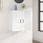 vidaXL Armario pared madera contrachapada blanco brillo 60x31x60 cm vidaXL Armario pared madera contrachapada blanco brillo 60x31x60 cm