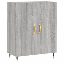 vidaXL Aparador de madera de ingeniería gris Sonoma 69,5x34x90 cm