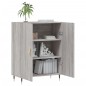 vidaXL Aparador de madera de ingeniería gris Sonoma 69,5x34x90 cm vidaXL Aparador de madera de ingeniería gris Sonoma 69,5x34x90 cm