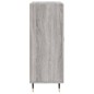 vidaXL Aparador de madera de ingeniería gris Sonoma 69,5x34x90 cm vidaXL Aparador de madera de ingeniería gris Sonoma 69,5x34x90 cm