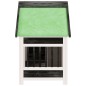 vidaXL Caseta para perros madera maciza de pino gris 96x60,5x87 cm