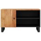 vidaXL Mueble de TV madera acacia y madera contrachapada 80x33x46 cm vidaXL Mueble de TV madera acacia y madera contrachapada 80x33x46 cm